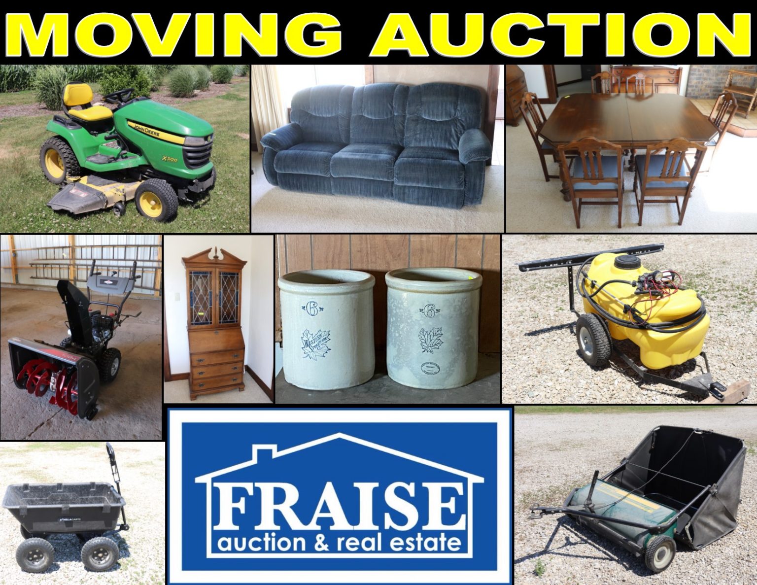 Thompson Moving Auction Fraise Auction & Real Estate
