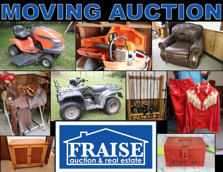 CONAWAY/BURTON MOVING AUCTION Fraise Auction & Real Estate