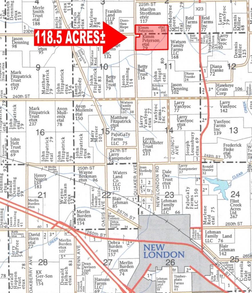 HENRY CO., IA ONLINE ONLY FARMLAND AUCTION Fraise Auction & Real Estate
