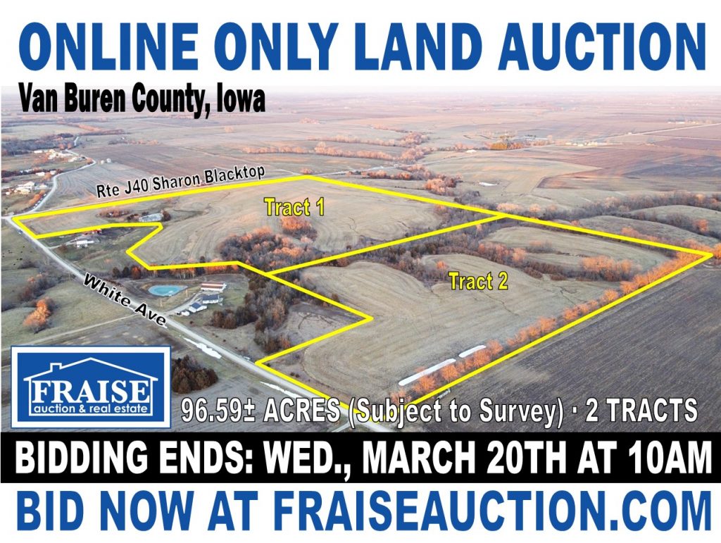 WARNER HEIRS VAN BUREN COUNTY, IOWA LAND AUCTION Fraise Auction
